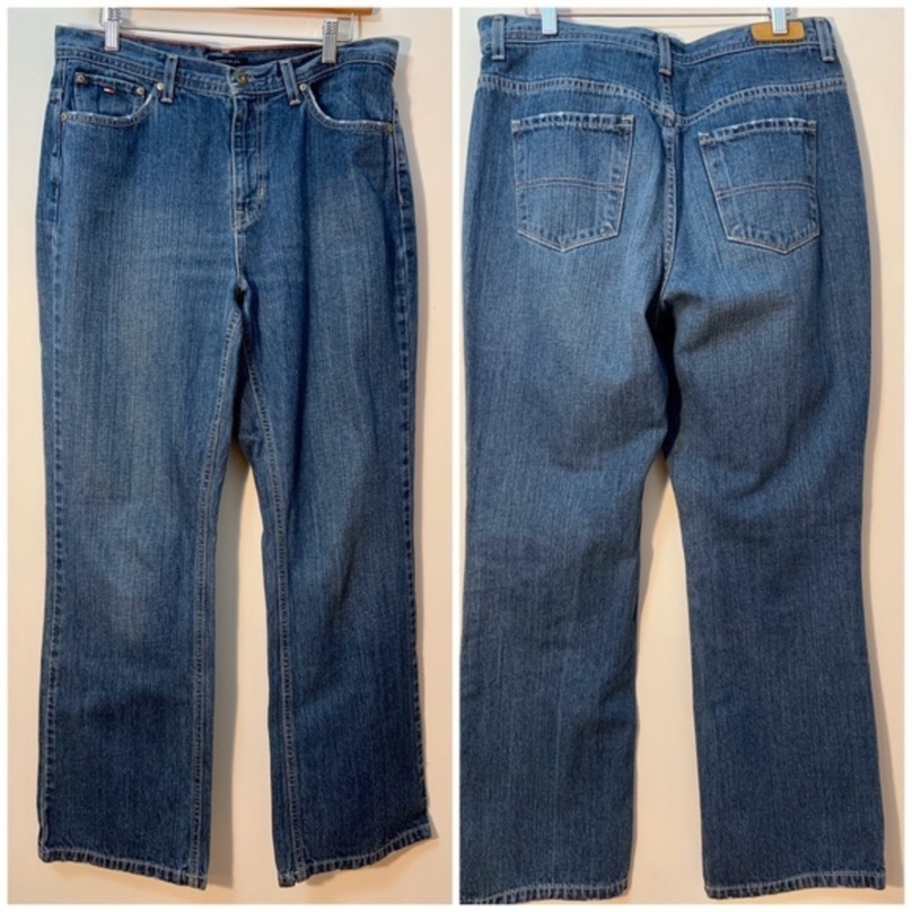 Tommy Hilfiger Blue Denim 100% Cotton Jean Size 12